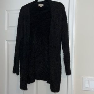 Fuzzy opened sweater